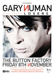 Gary Numan Splinter Tour Poster 2013 Dublin